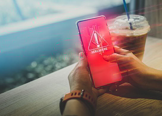 Malware calling on cell phone.