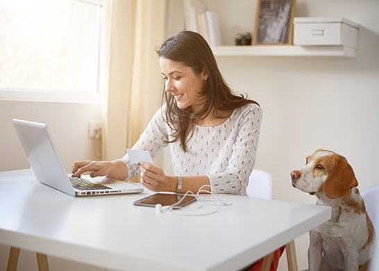 Woman Doing Banking Online