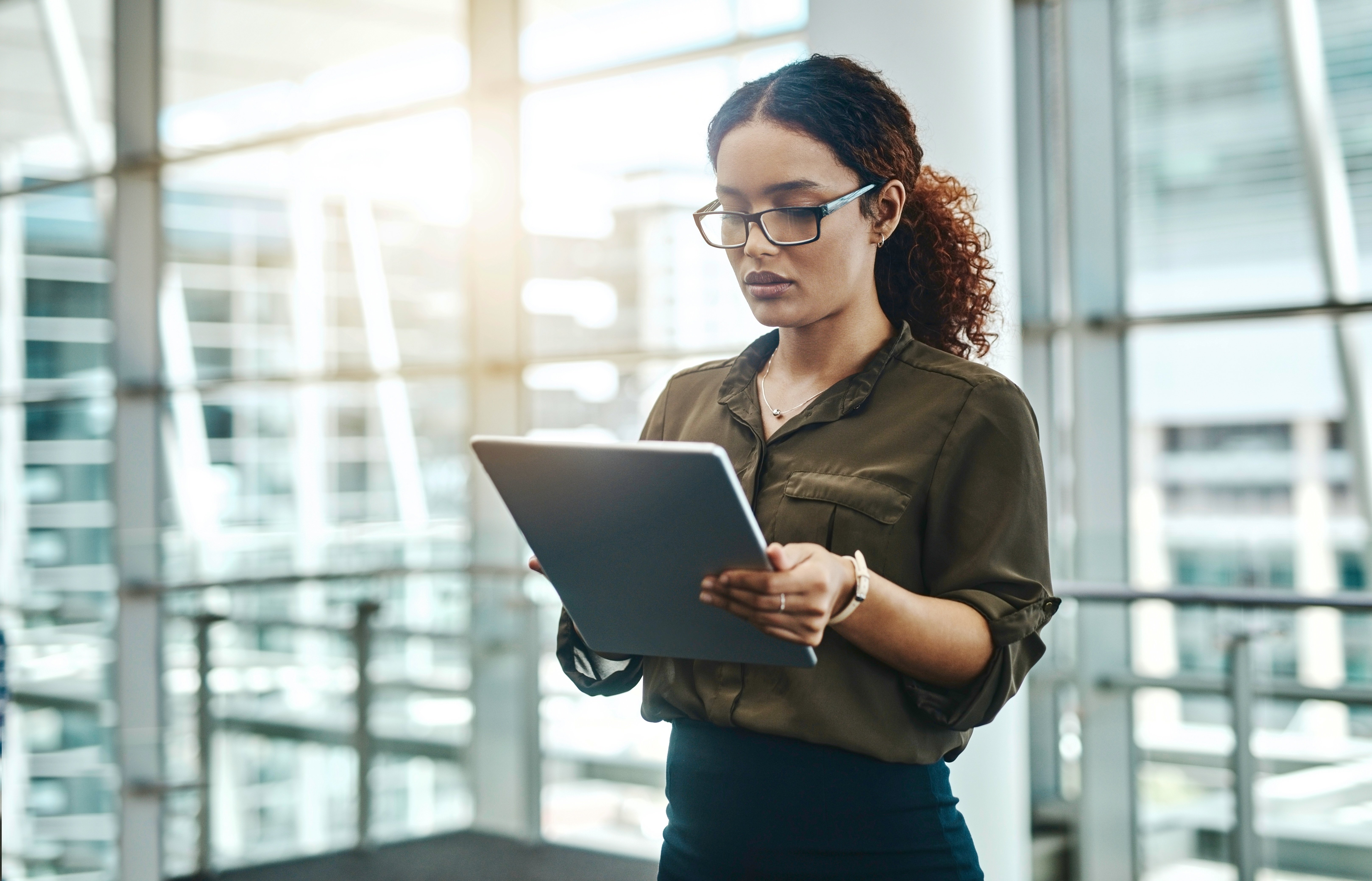 Lady on Notebook