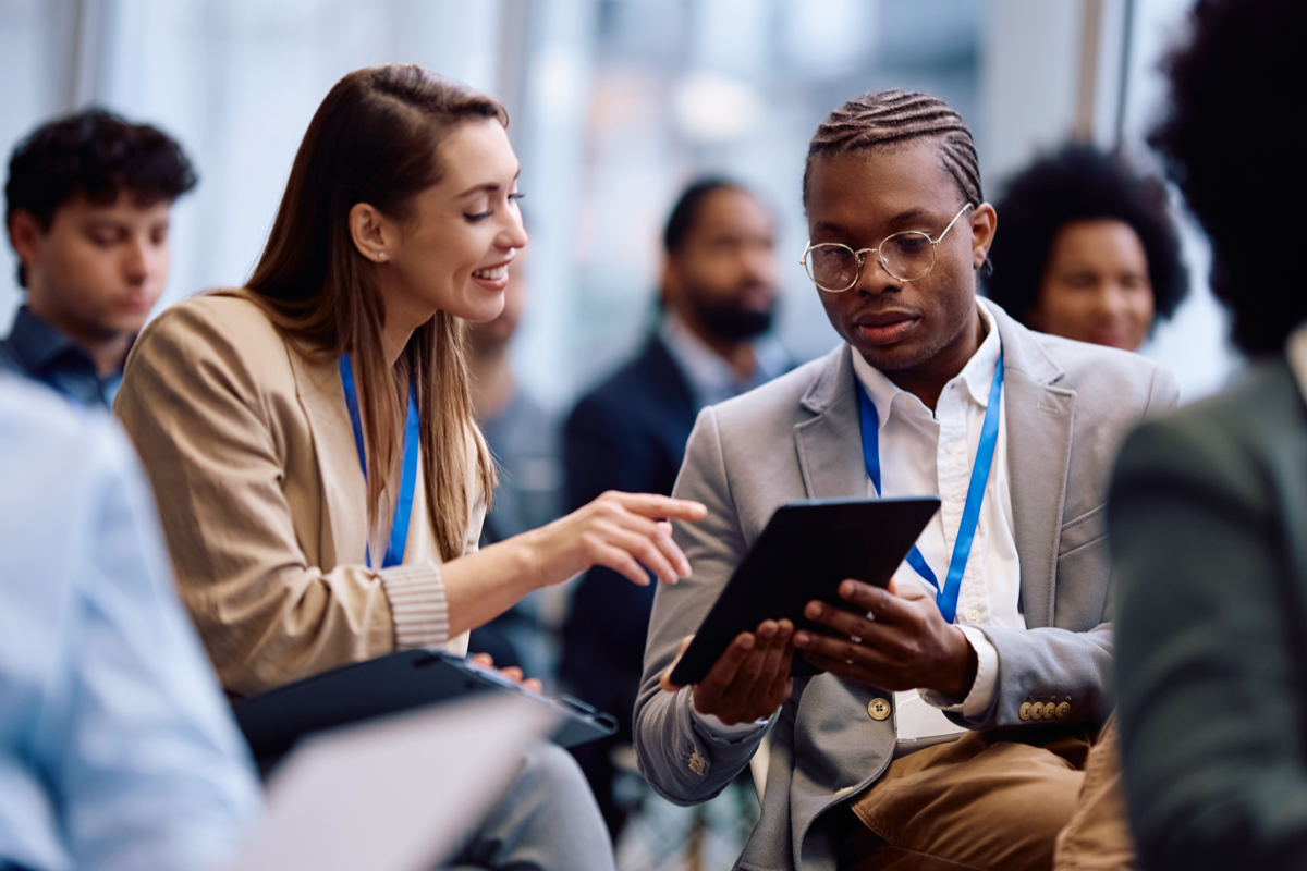 team-at-cybersecurity-event image