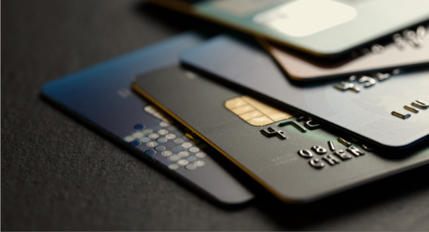 stack of credit cards